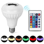 BOMBILLO PARLANTE BLUETOOTH RGB