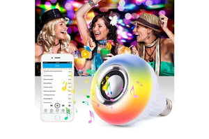 BOMBILLO PARLANTE BLUETOOTH RGB